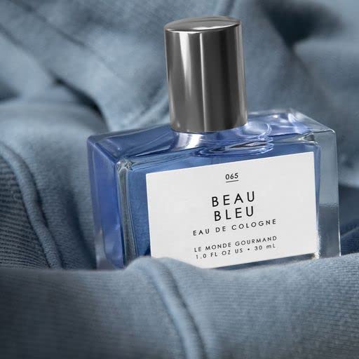 Le Monde Gourmand Beau Bleu Eau de Cologne - 1 fl oz (30 ml) - Unisex, Woody, Citrus, Musky Perfume Notes