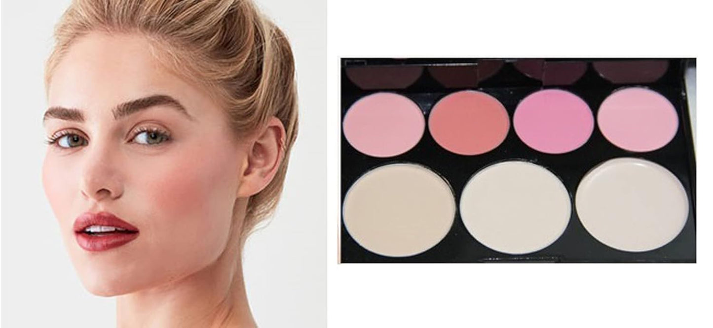 Eyeshadow Makeup Set,39 Colors Combination with Eyeshadows & Facial Blushers & Lip Glosses & Pressed Powders & A Mirror Combo, All-in-One Makeup Gift Kit