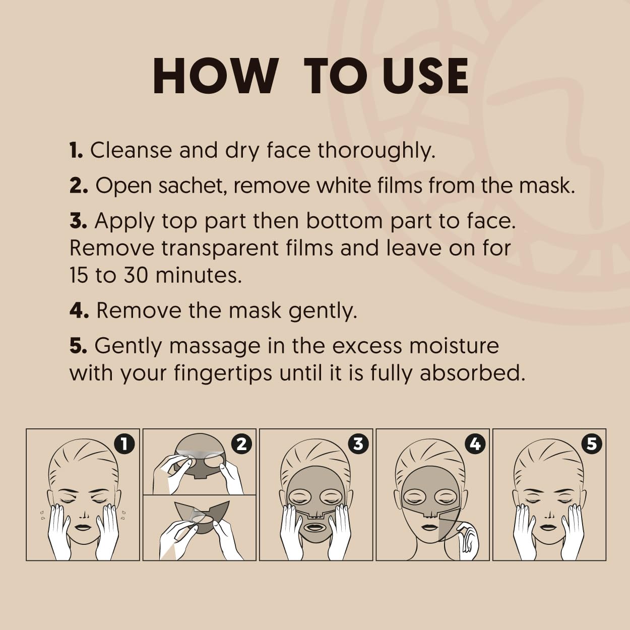 GOLD COLLAGEN Hydrogel Mask Set - Face Masks Skincare for Dehydrated Tired Skin, Wrinkles, Fine Lines, Pack of 4, Skin Care Collagen Face Mask with Hyaluronic Acid, Cooling Effect, Made in South Korea