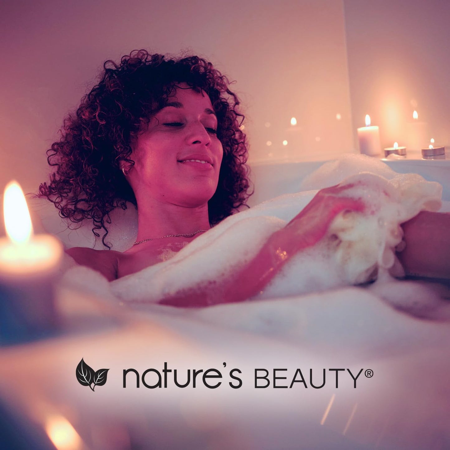 Nature's Beauty Lavender Chamomile Sleep Body Wash for Women Multi-Pack- Gentle Bath + Body Cleanser, Sooth and Calm Combination to Dry Skin Made w/Coconut, Jojoba + Moringa Seed Oils 16floz (2 Pack)