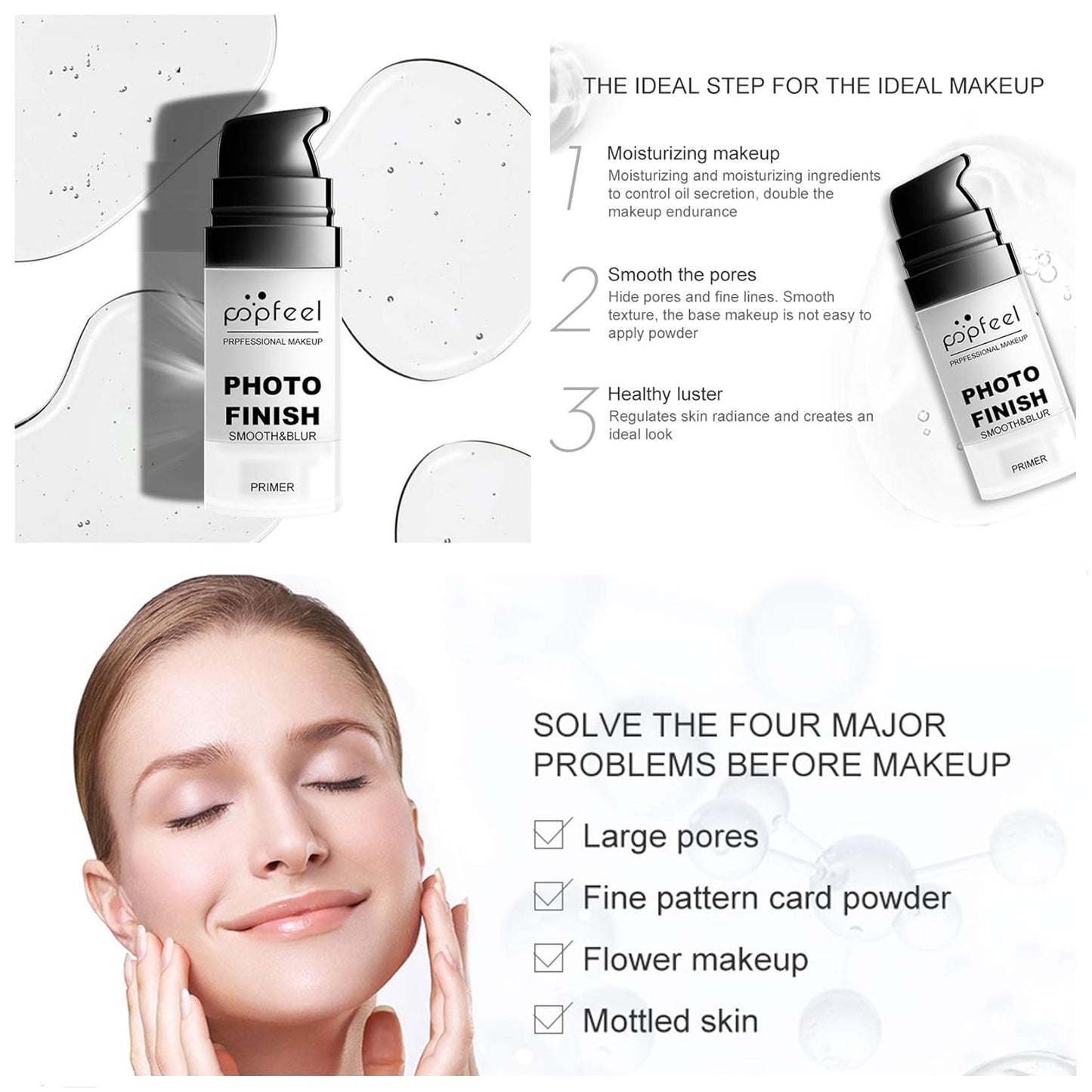 All-in-One Makeup Gift Set Travel Makeup Kit Complete Starter Makeup Bundle Lipgloss Lipstick Concealer Blushes Powder Eyeshadow Palette Cosmetic Palette for Teen Girls & Adults #2