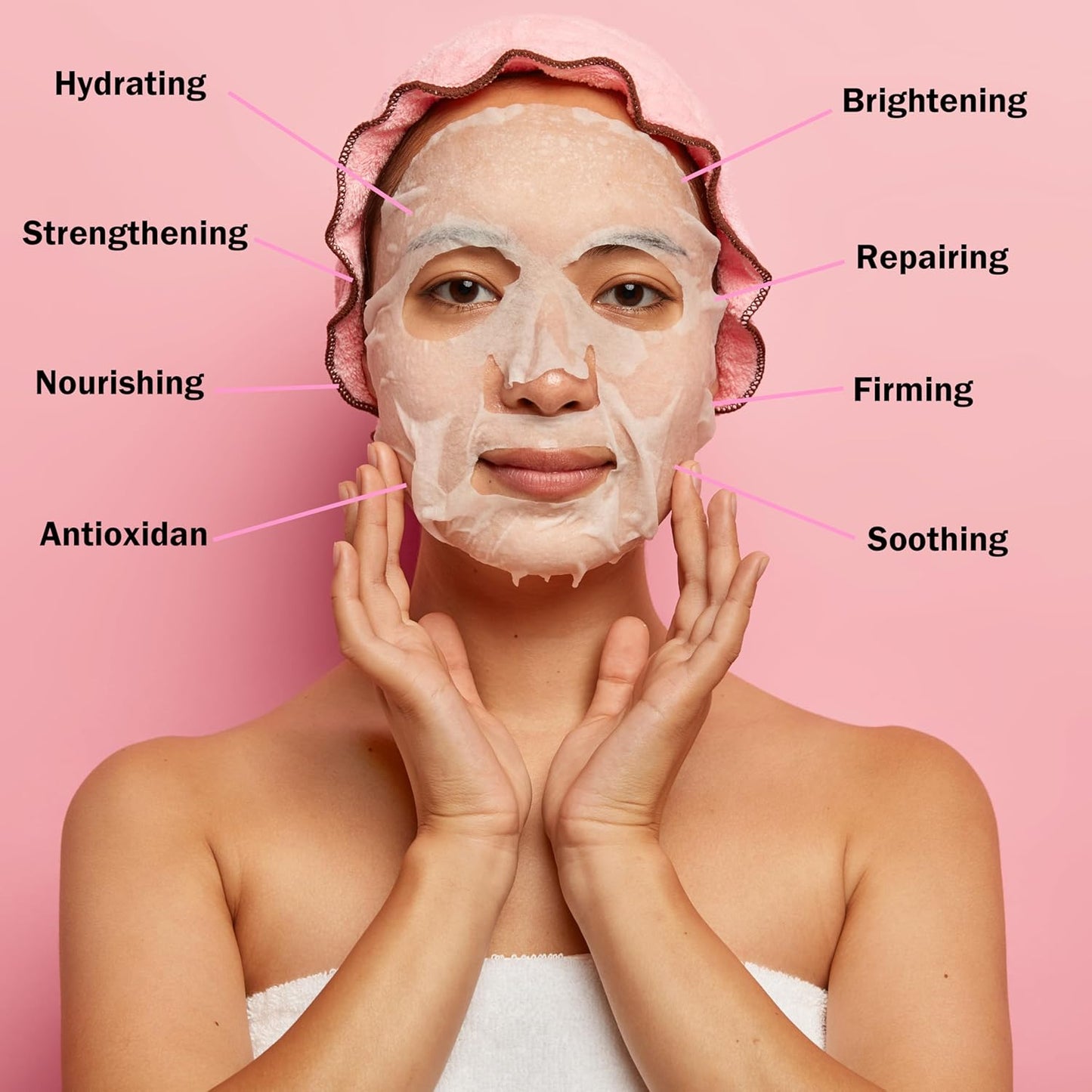 40 Pack Collagen Face Masks Skincare Bulk for All Skin Types,Hydrating Spa Face Mask for Sensitive Skin, Facial Mask Sets For Women Skin Care,Face Mask Sheet Gifts Set for Teen Girls