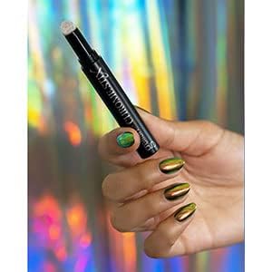 Gelish Chrome Stix, Chrome Nail Powder, Nail Art for Stunning Metallic Finish, Long-Lasting, Easy Application, Perfect for Professional and At-Home Use (Pink Opal, 0.5g)