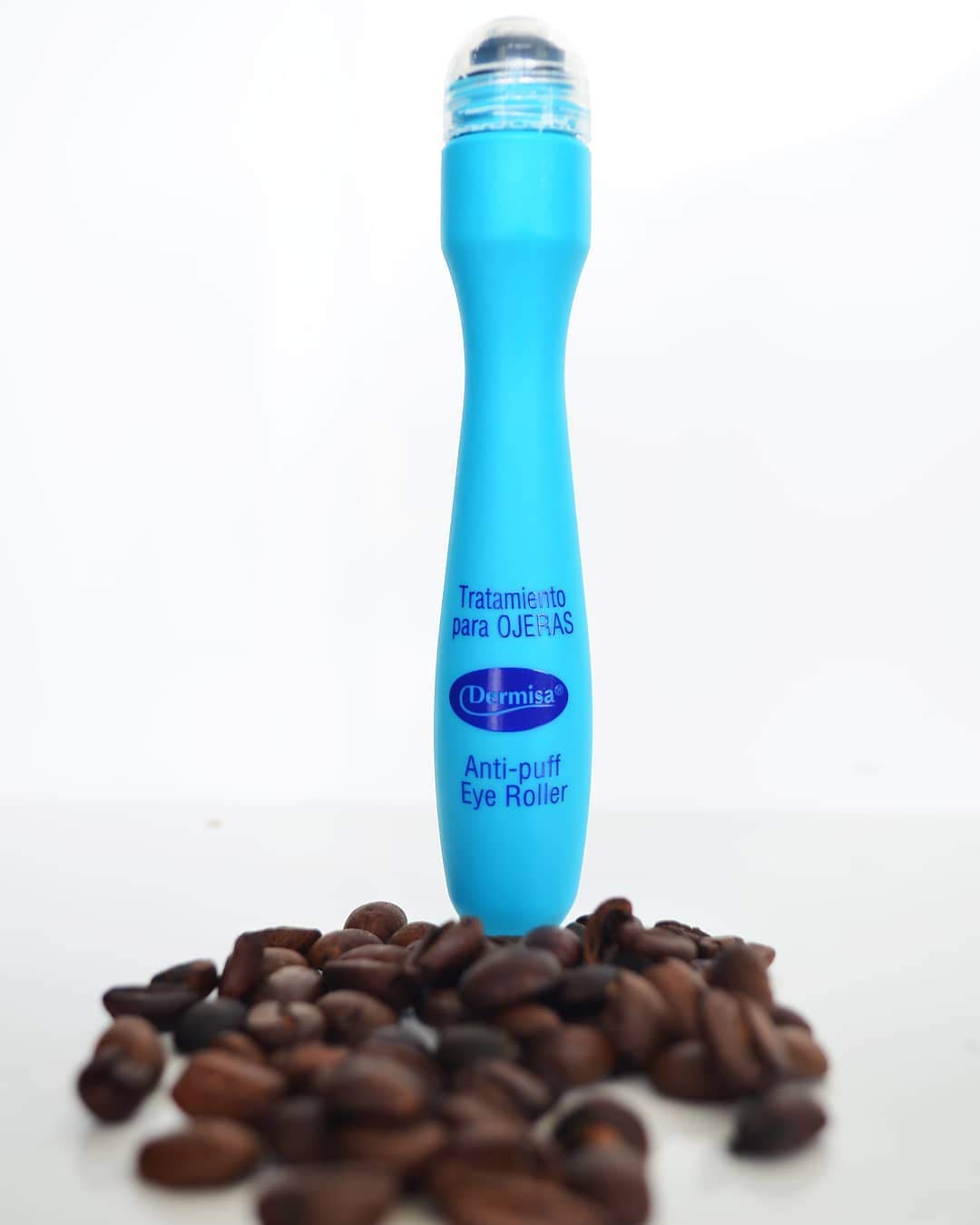 Dermisa Eye Roller for Puffy Eyes - Anti-Puff Dark Circle Under Eye Treatment Serum with Caffeine & Peppermint for Bright, Healthy Skin - Paraben, Fragrance, Dye and Oil Free - Made in USA - Pack of 1