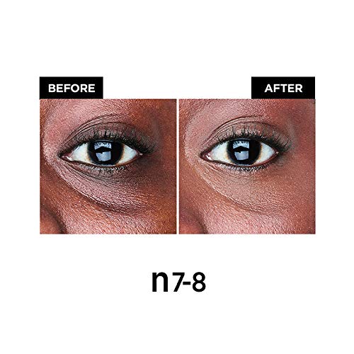 L’Oréal Paris True Match Eye Cream in a Concealer, 0.5% hyaluronic acid, Dark N7-8, 0.4 fl. oz.