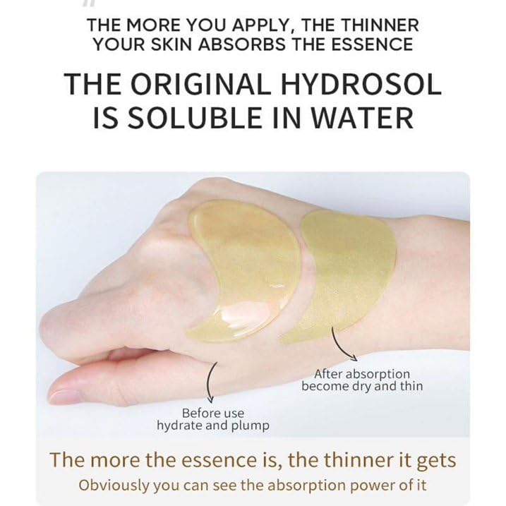 24k Under Eye Patches - 30 Pairs - Under Eye Mask for Eye Care,Hydrating Moisturizing Eye Mask Patch Under Eye Patches for Dark Circles and Puffiness (Avacado)