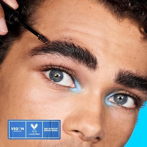 NYX PROFESSIONAL MAKEUP The Brow Glue, Extreme Hold Tinted Eyebrow Gel - Black