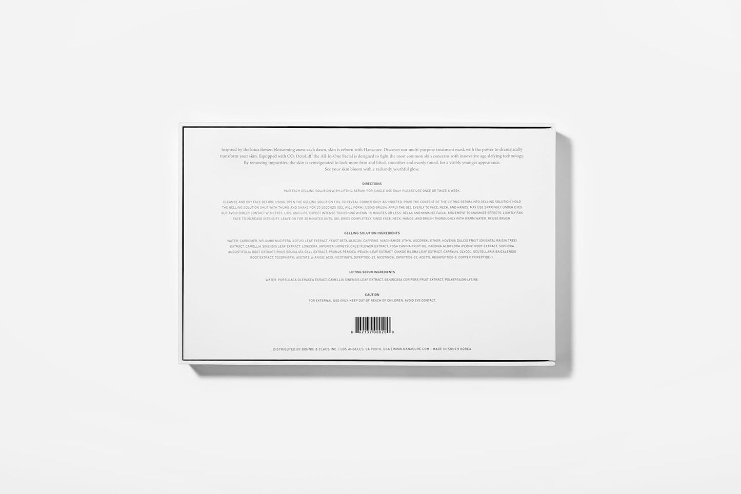 Hanacure® The All-In-One Facial® Set - Face Lifting Mask, Neck Firming and Tightening