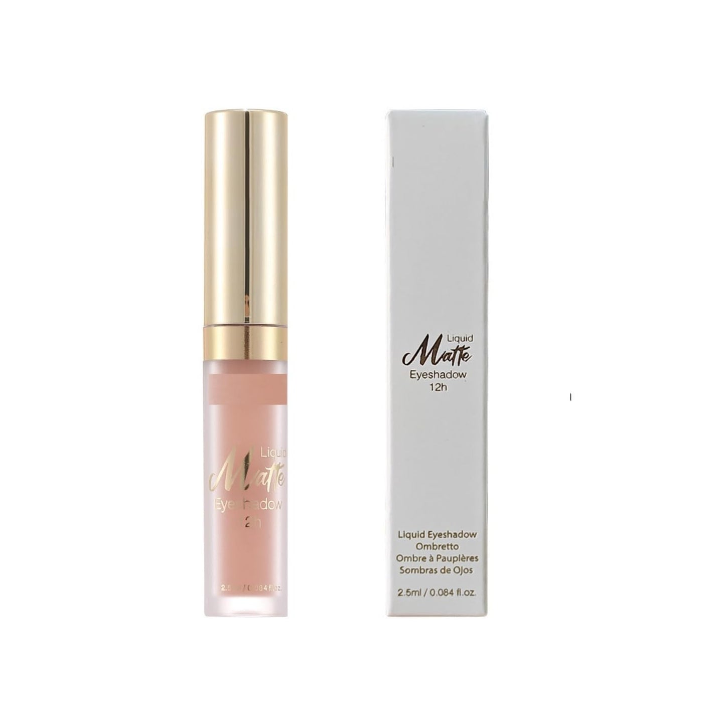 MAEPEOR Matte Liquid Eyeshadow 10 Colors Naked Smooth Creamy Eyeshadow Long Lasting and Waterproof Lightweight Cream Eye Shadow (P04 Banyan)