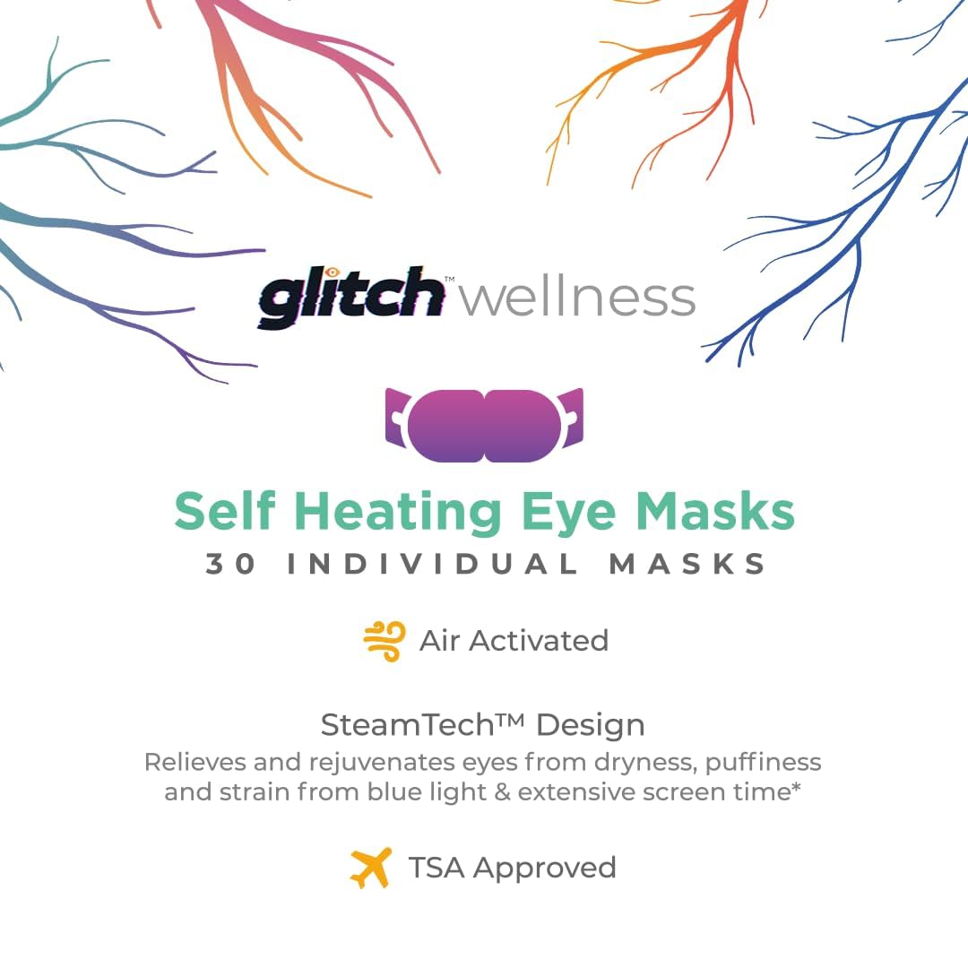 Steamtech Self Heated Eye Mask - 10 Eye Doctor Approved Warm Eye Compress for Dry Eyes - Self Heating Eye Mask for Fatigue & Dryness – Perfect Dry Eye Relief Product, Spa Experience