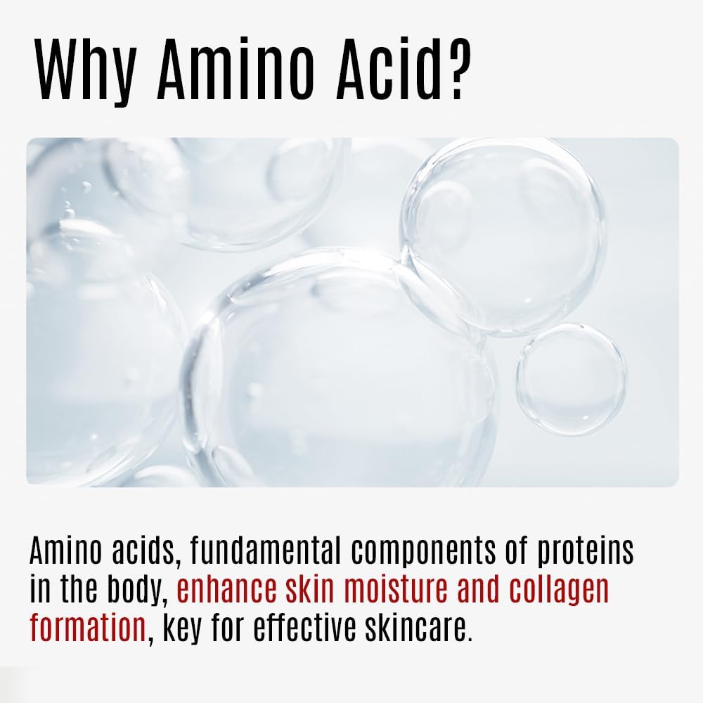 Leaders Mediu Amino AC-FREE Acne Control Facial Sheet Mask | AHAs, BHAs, Salicylic Acid, Snail Secretion, Chamomile | For Oily, Acne-Prone Skin, Reduces Blemishes (10 Sheets)