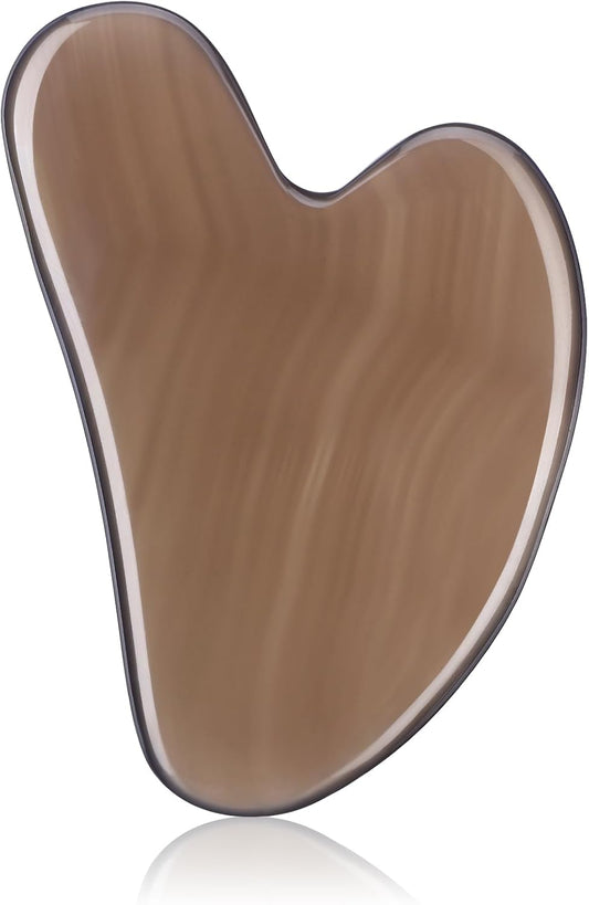Gua Sha Facial Tools Gua Sha Agate Stone for Face Skincare Facial Body for Gray
