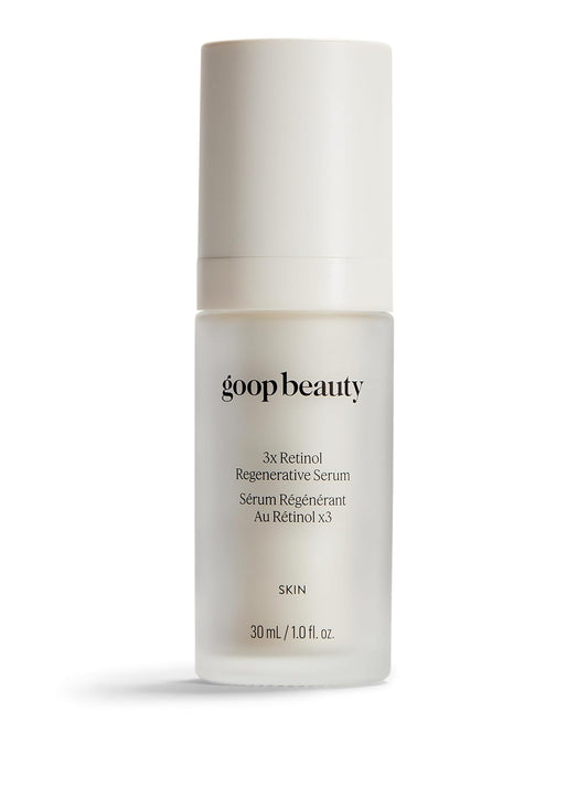 goop Beauty 3x Retinol Regenerative Serum | Face Serum to Reduce the Look of Deep Wrinkles, Pores, & Texture | Retinoids, Ceramides, & Niacinamide | 1 fl oz