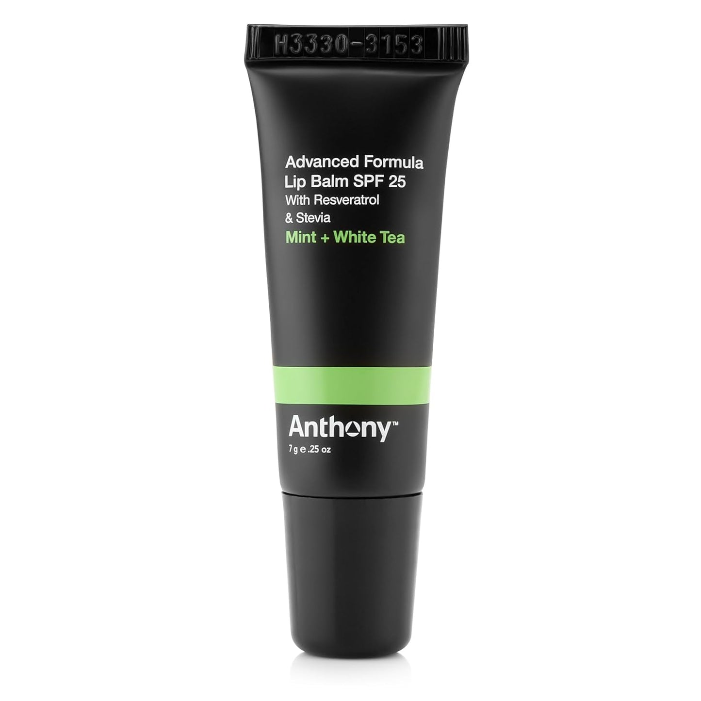 Anthony 25 SPF Lip Balm with Sunscreen for Lips – Contains Green Tea Extract, Shea Butter & Vitamin E – Moisturizing Repair Care Treatment for Chapped & Dry Lips – Mint & White Tea Flavor