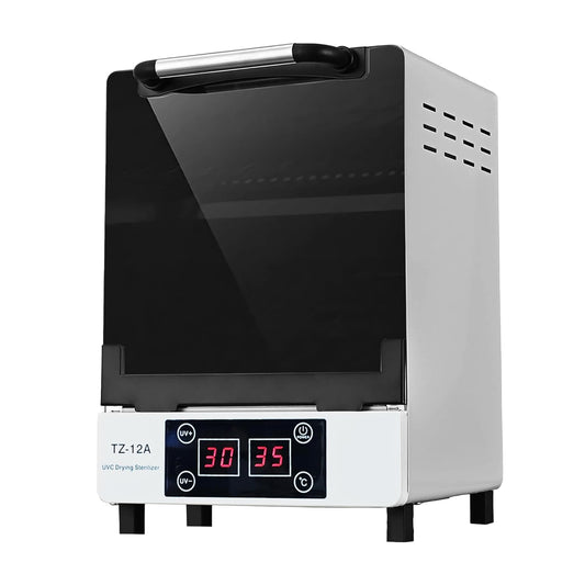 Nail Tool cleaning cabinet, Large capacity Stainless Steel cleaning, with Drying Function, Temperature and Timer Control, up to 60 Minutes, 110V Power Supply