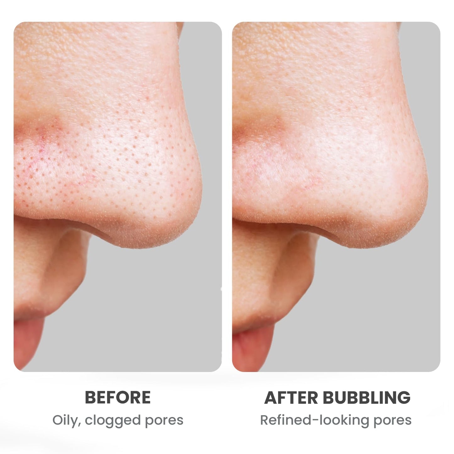 GLAM UP Clean Bubbling Carbonated Clay Mask for Face Purifying- Blackhead Remover, Peel Off, Pore Clearing, Deep Cleansing, Detoxing Bubble Clay Mask, Vegan 135ml (4.56 Fl Oz)