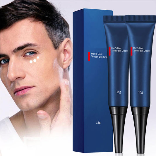 Men Eye Cream Anti Aging,Himse Awaken Peptide Depuffing Eye Gel,Men's Moisturizing Eye Cream Remove Eye Bags,Wrinkles,Fine Lines,Dark Circles,Puffiness and Bags Under Eyes (2PCS)