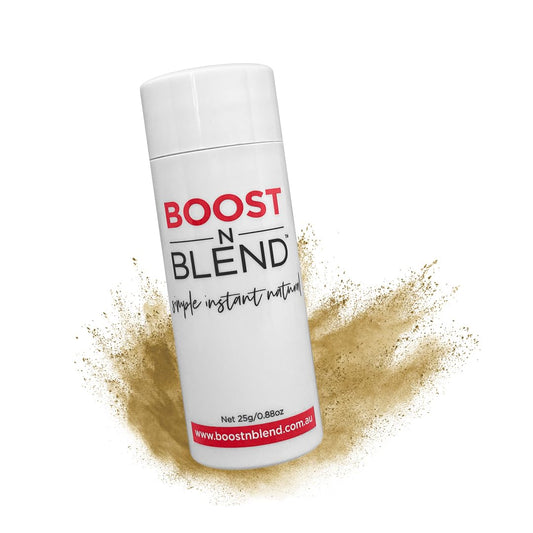Boost N Blend Scalp Concealer - Hair Powder and Cotton Fibers for Thinning Hair & Visible Scalp (25g/0.88oz) - Hair Volumizer for Women