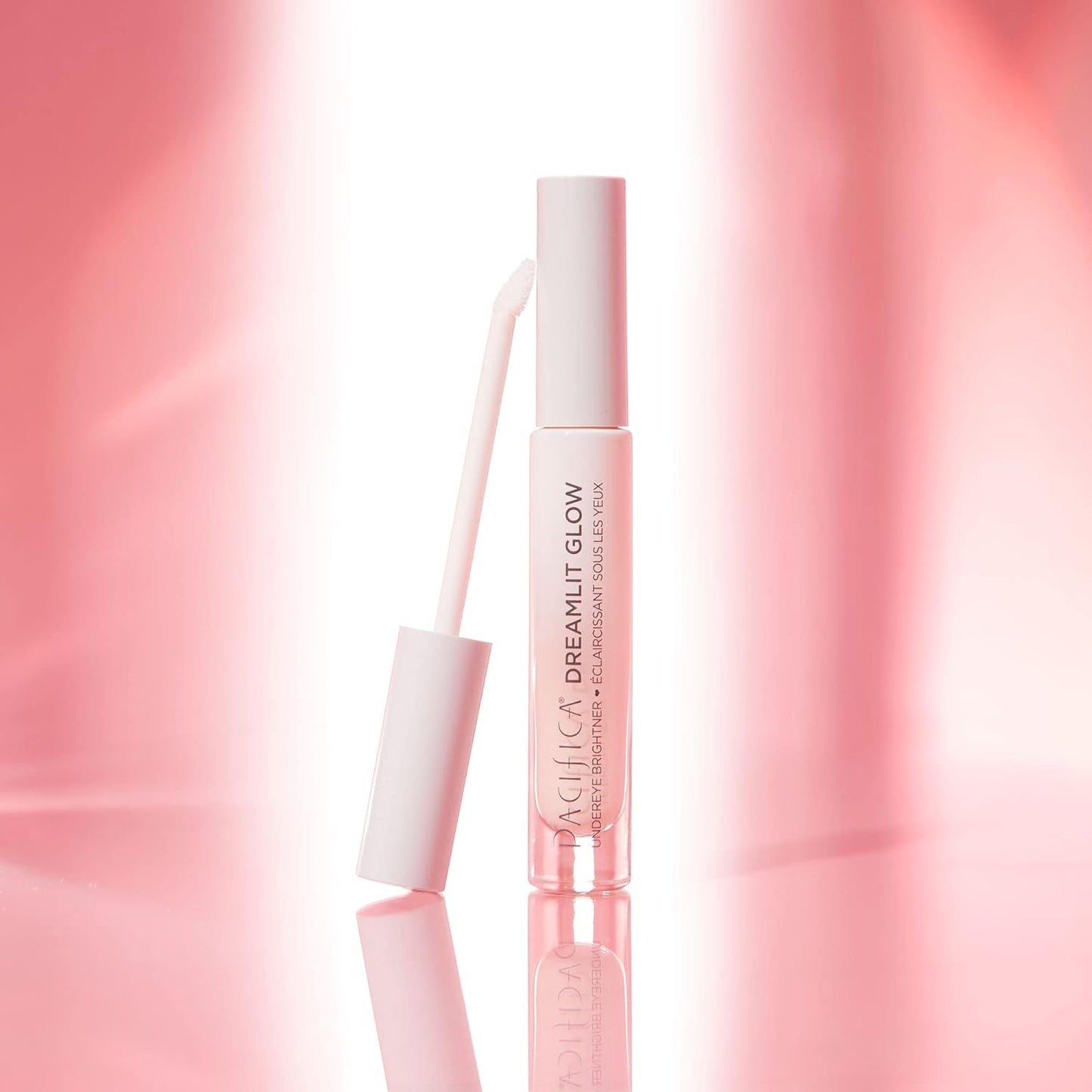 Pacifica Beauty DreamLit Glow Undereye Brightener, Makeup, Vitamin E, Under Eye Treatment, Dark Spot Corrector, Puffiness and Bags Under Eyes, Eye Puffiness Reducer, Vegan Collagen, 0.22 oz (1 Count)