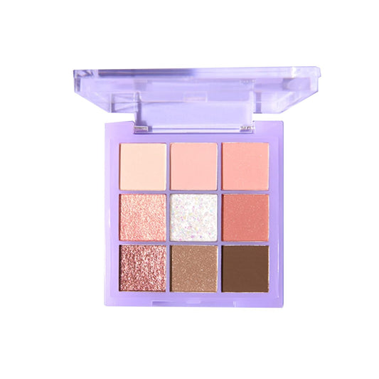 Violet Fairy 9 Color Eyeshadow Palette, Warm Neutrals (02)