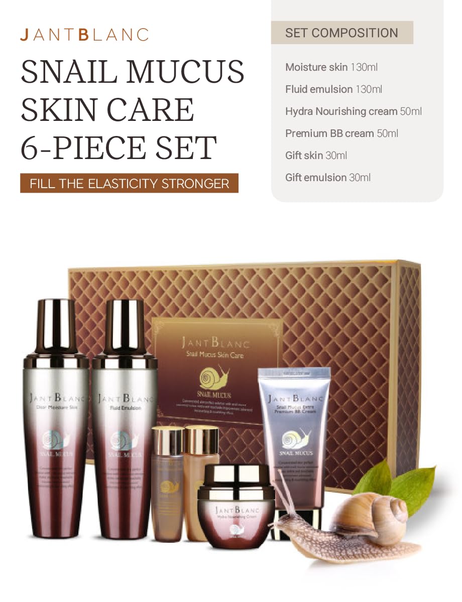 Jantblanc Snail -Mucus Skin Care Set (Skin Care 4 Set)