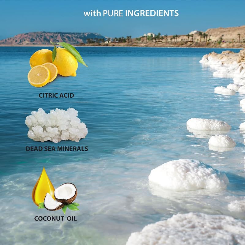 Dead Sea Collection Coconut Body Wash for Women and Men - with Pure Dead Sea Minerals and Coconut Oil - Cleanses and Moisturizes Skin - Pack of 2 (67.6 fl. oz)