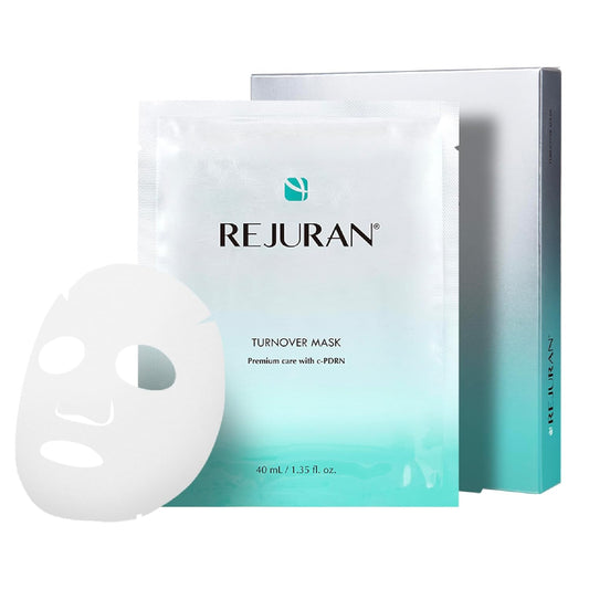 REJURAN® Turnover Mask, c-PDRN® (5ea) – Original Salmon DNA for Firming, Hydration, Repairing & Revitalizing. Achieve Youthful, Radiant Skin. Korean Skincare. Ultra Microfiber Sheet Mask