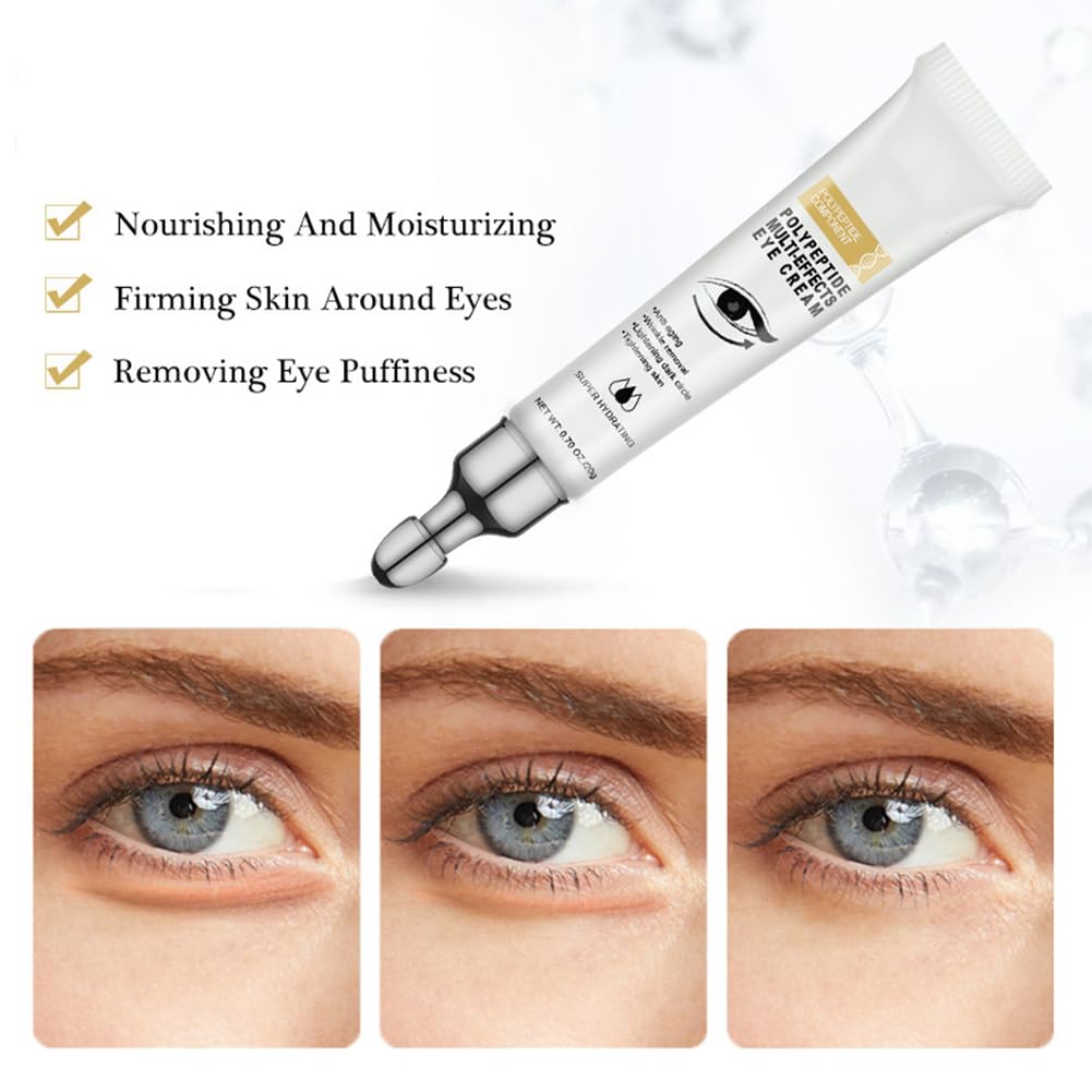 Lift Firming Eye Cream, Polypeptide Anti-Aging Eye Cream for Removing Wrinkie Dark Circles Eye Bags Nourishing Under Eye Eyelid Serum Skin Care