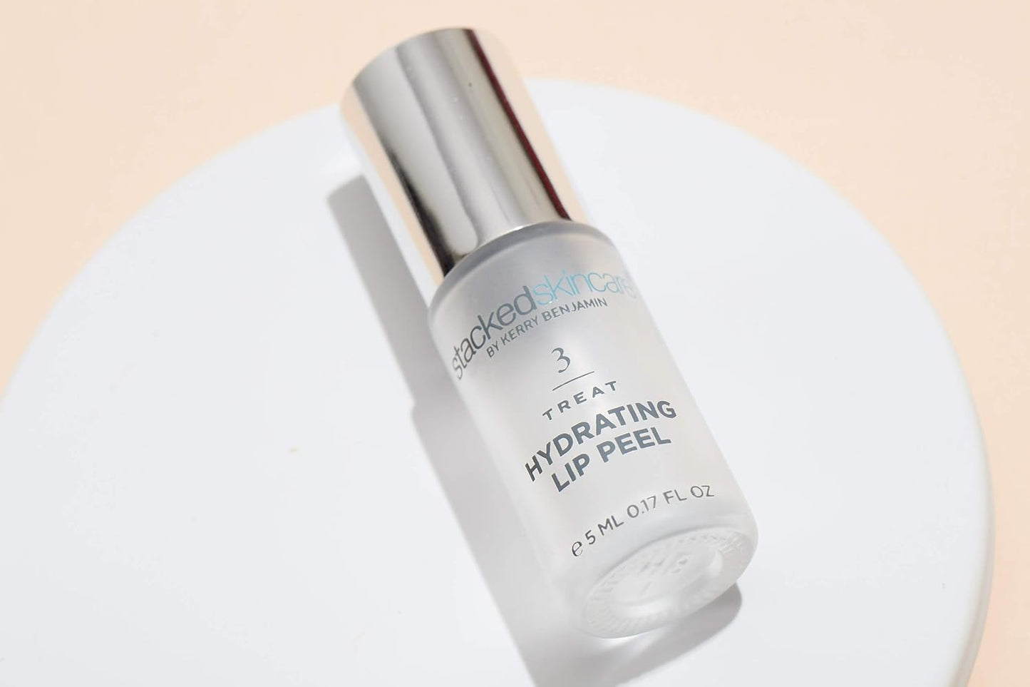 Hydrating Lip Peel - No Rinse Lip Exfoliator & Moisturizer for Dry, Cracked Lips - Vegan Lip Treatment with AHA & Glycolic Acid - Lip Serum & Primer for Smoother, Softer Lips, 0.17 fl oz