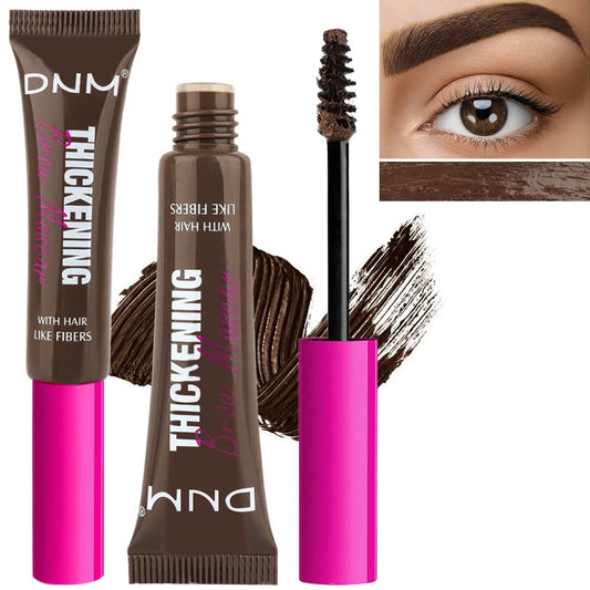 Kaely 2Pcs Thickening Brow Mascara,Tinted Eyebrow Gel Waterproof,Eyebrow Color Makeup,Brow Fast Sculpt,Vegan,Cruelty Free,maquillaje gel para cejas a prueba de agua,07 Espresso