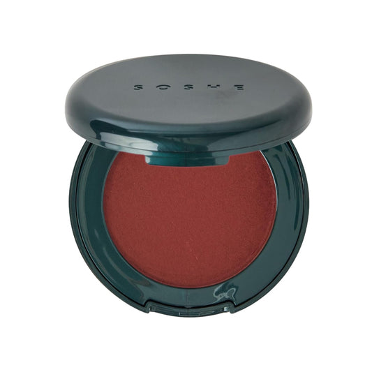 SOSHE Beauty - Blurring Pillow Blush | Featherlight, Cushiony, Cream to Powder Formula | Squalane, Cucumber Seed Extract, Ashwagandha Root | Vegan, Clean, Cruelty-Free (Copper Spice, Warm Terracotta)
