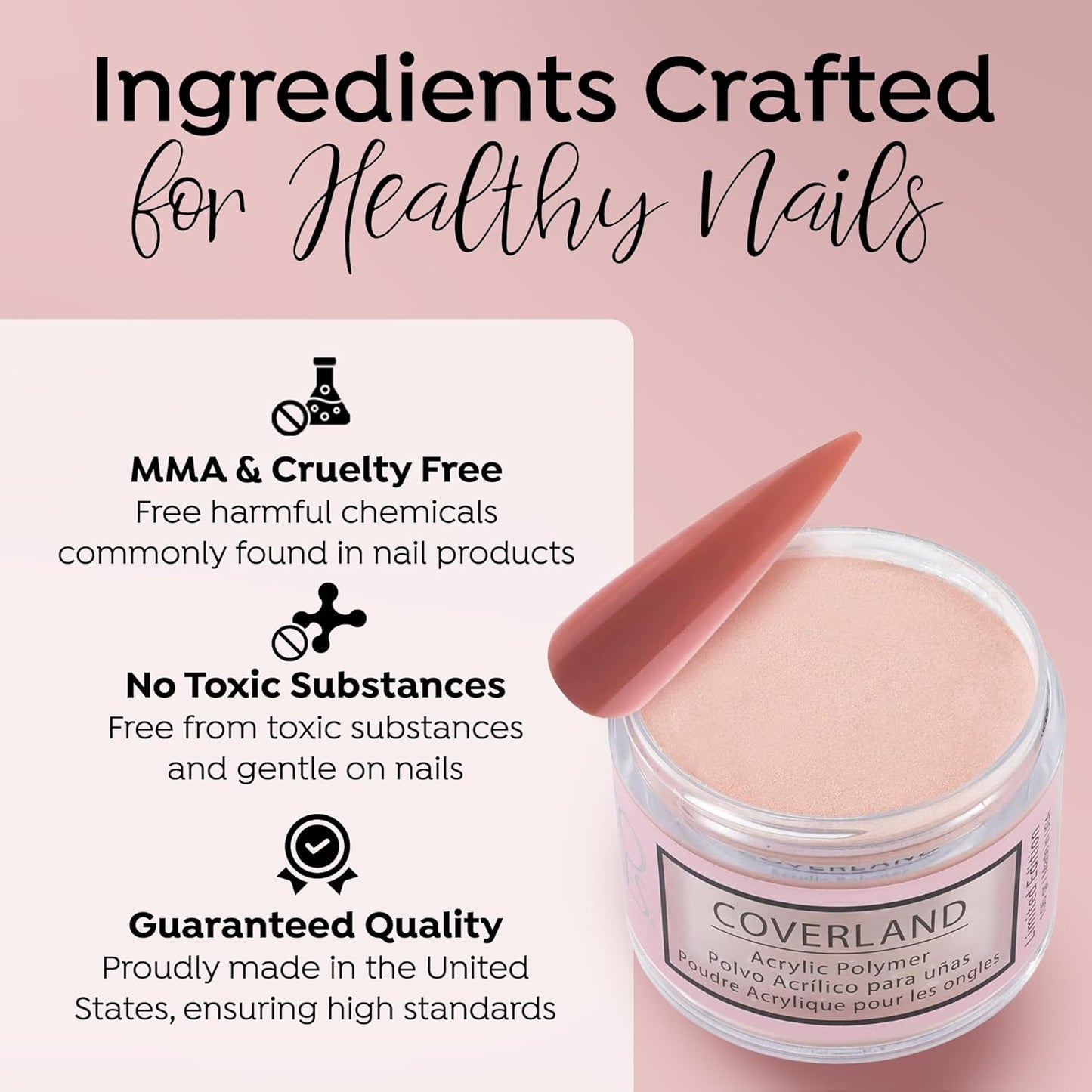 Coverland Acrylic Powder 3.5oz "Cafe au Lait" - Limited Edition