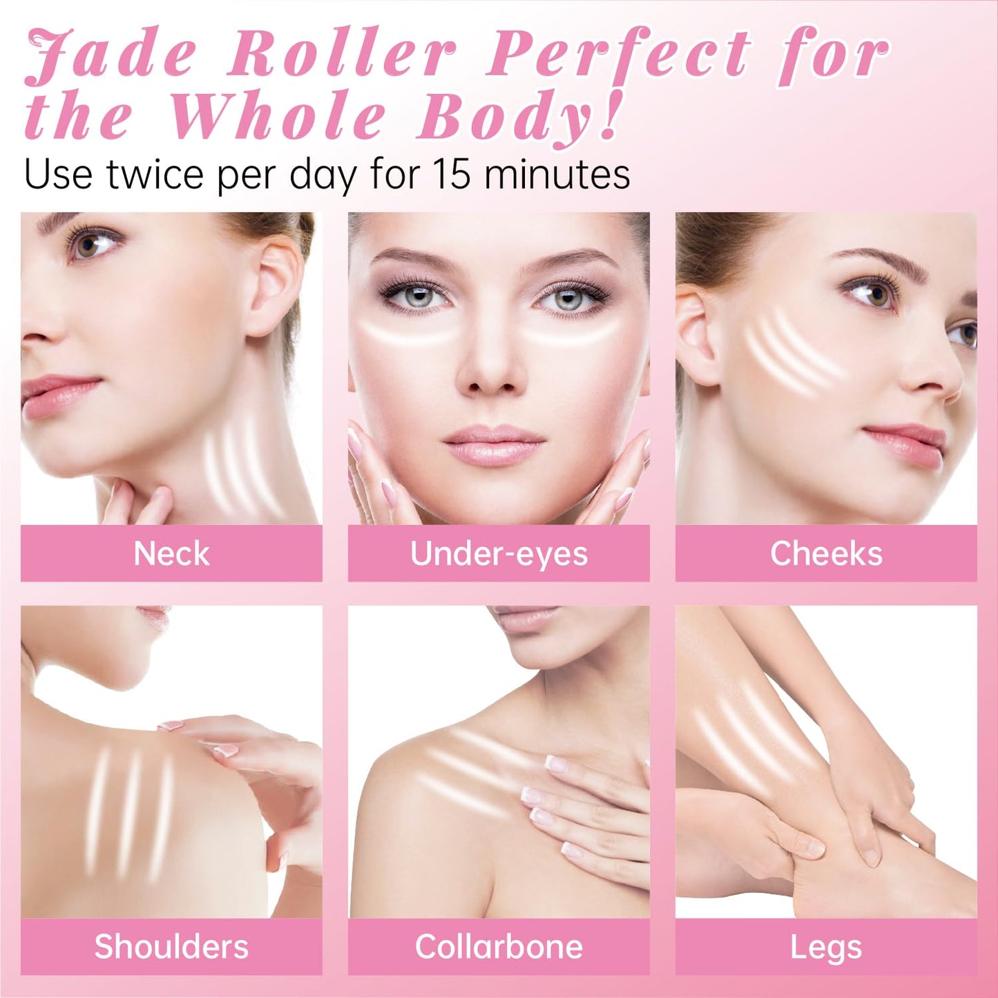 ZNÖCUETÖD Ice Face Roller Facial Jade Roller and Ice Face Mask Cold Cooling Gel Mask Gift Set for Women Face Aging Wrinkles Lifting Firming Puffy Eyes, Eye Face Neck Roller Massager SPA Tools