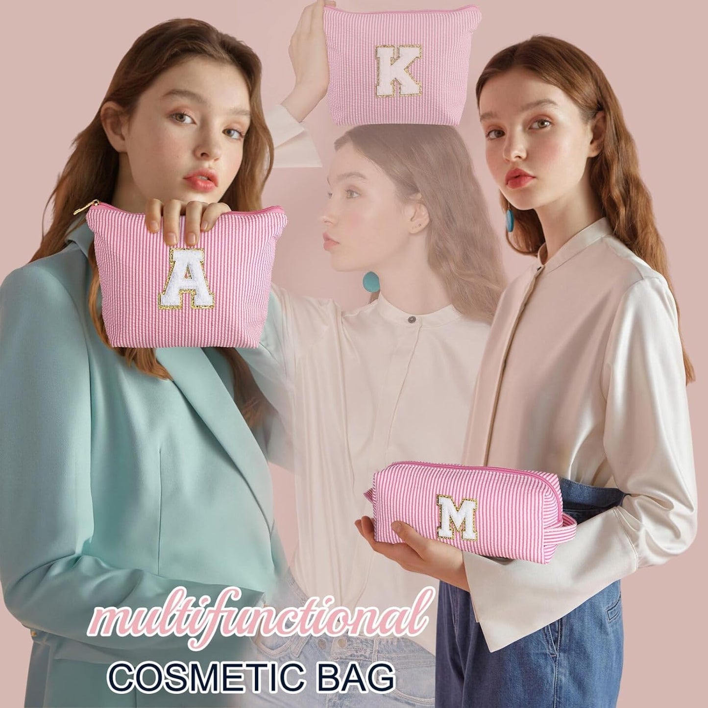 YOOLIFE Teen Girl Gifts Trendy Stuff for Girls | Makeup Bag Christmas Gifts for Girls Cosmetic Bag Touchland Case Stuff for Teen Girls Skincare for Girls 8 9 10 11 12 13 14 15 16 Year Old Girl Gifts S