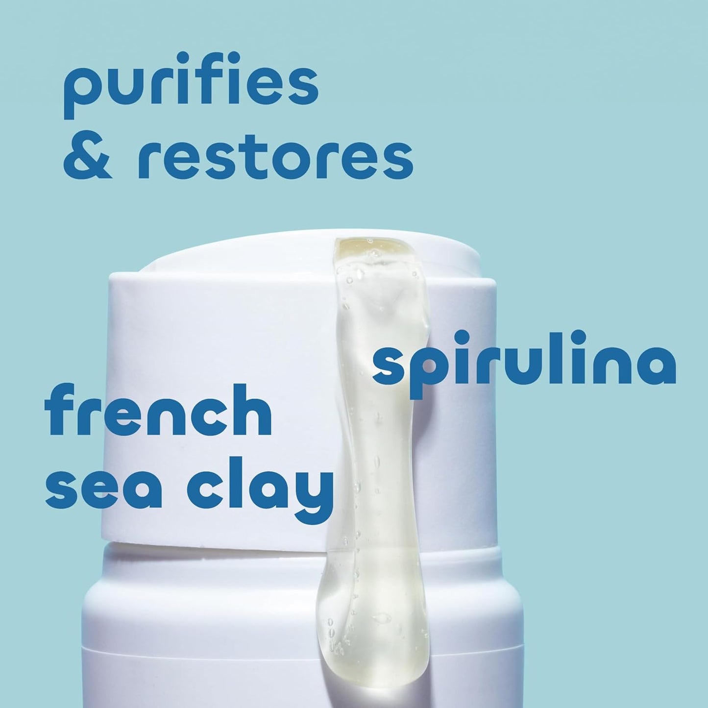 Seaweed Bath Co. Detox Body Wash - Rosemary Mint - Hydrating Foaming Cleanser with Refreshing Natural Ingredients - Vegan, Paraben and Sulfate Free Shower Gel for Women and Men - 12 oz