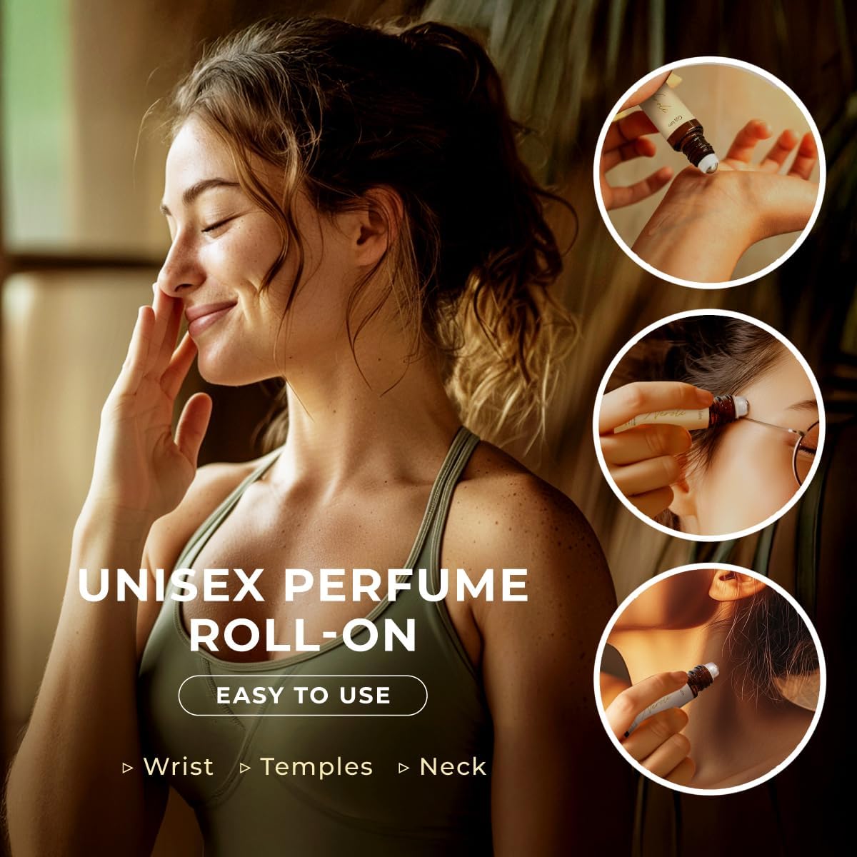 Gya Labs Neroli Essential Oil Roll on for Skin - 100% Pure Natural Neroli Perfume Oil Roller, Long Lasting Floral & Citrus Scent - Aromatherapy, Travel Size (0.34 Fl Oz)