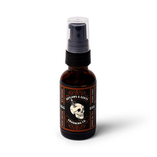 Outlaws & Gents Grooming Co. Clove and Orange Grooming Oil - All-Natural Beard and Hair Oil for Men - Moisturizes and Softens Hair, Reduces Itchiness and Flakiness