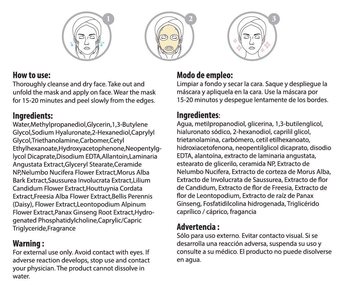 Celavi Collagen Face Sheet Mask K-Beauty Korea Skin Care Moisturizing New D Type- 12 Sheets