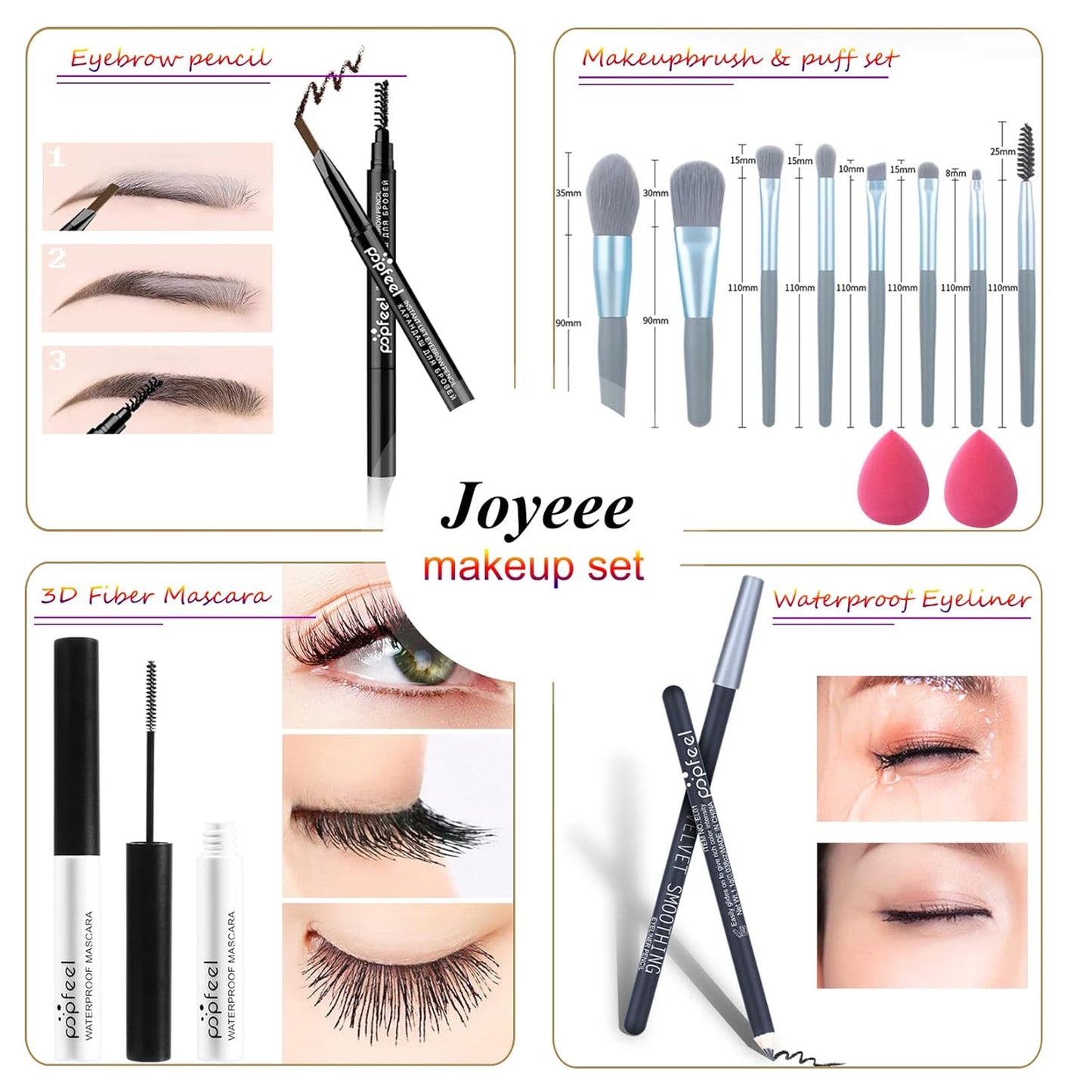 Professional Makeup Kit for Women Full Kit, Makeup Set Cosmetic Make Up Kit with Makeup Bag Include Eyeshadow Palette Makeup Brushes Set Lipstick Lip Gloss Foundation Concealer