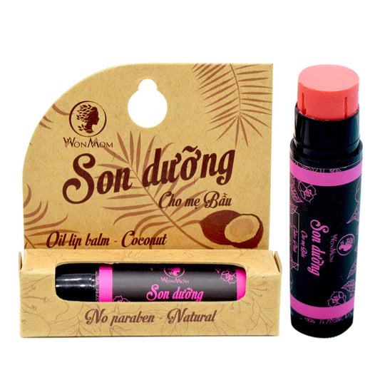 Organic Lip Balm with Cordyceps (Color: Pink, Orange, Red) (Pink)