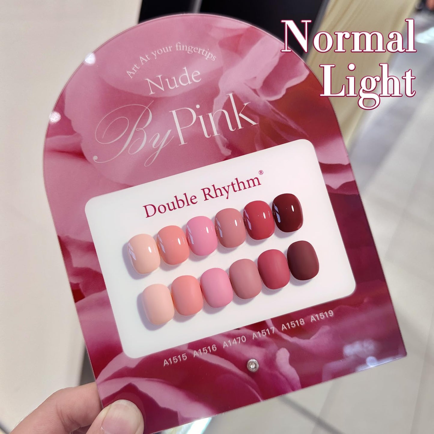 Double Rhythm 6 Pcs 15 ML Gel Polish Set Same Color Same Bottle Soak Off Gel Polish Kit Nail Art Manicure Salon DIY at Home for Women (Burgundy Red Nude Pink Purple Beige-T6-3)