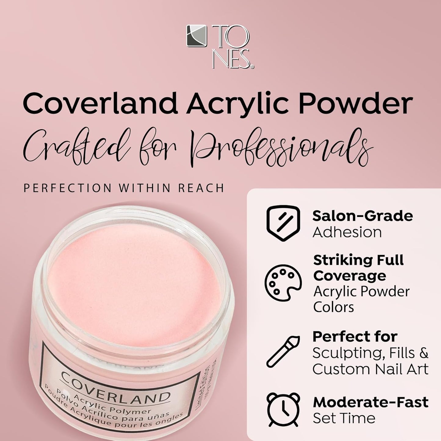 Coverland Acrylic Powder 3.5oz "Addicted" - Limited Edition