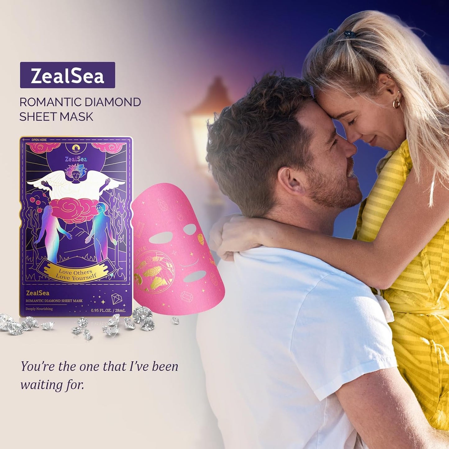 Zealsea Face Masks Skincare, Collagen Face Mask for Anti Aging, Hydrating Face Masks, Astaxanthin Q10 Face Mask for Antioxidant, Magic All-in-one Sheet Mask, Self Care Gift for at Home Spa Party 6pack