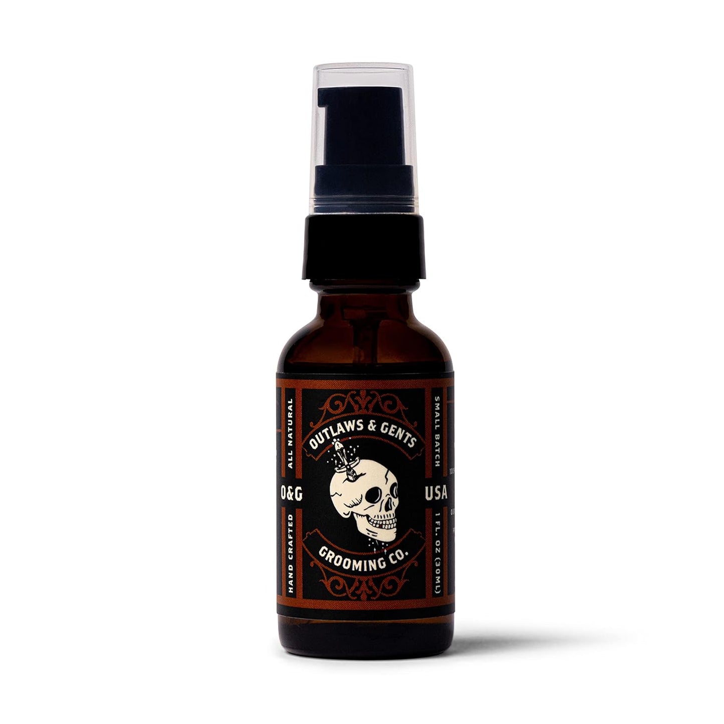 Outlaws & Gents Grooming Co. Clove and Orange Grooming Oil - All-Natural Beard and Hair Oil for Men - Moisturizes and Softens Hair, Reduces Itchiness and Flakiness