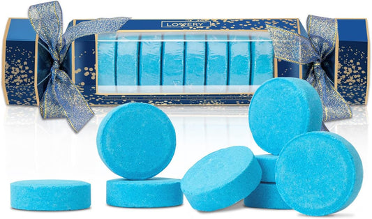 Shower Steamers Aromatherapy, 8 Essential Oil Bath Bombs for Your Shower, Natural Shower Tablets in Ocean Bliss, Honey Almond, Lavender & White Rose Jasmin, Birthday, Unique Gifts for Women