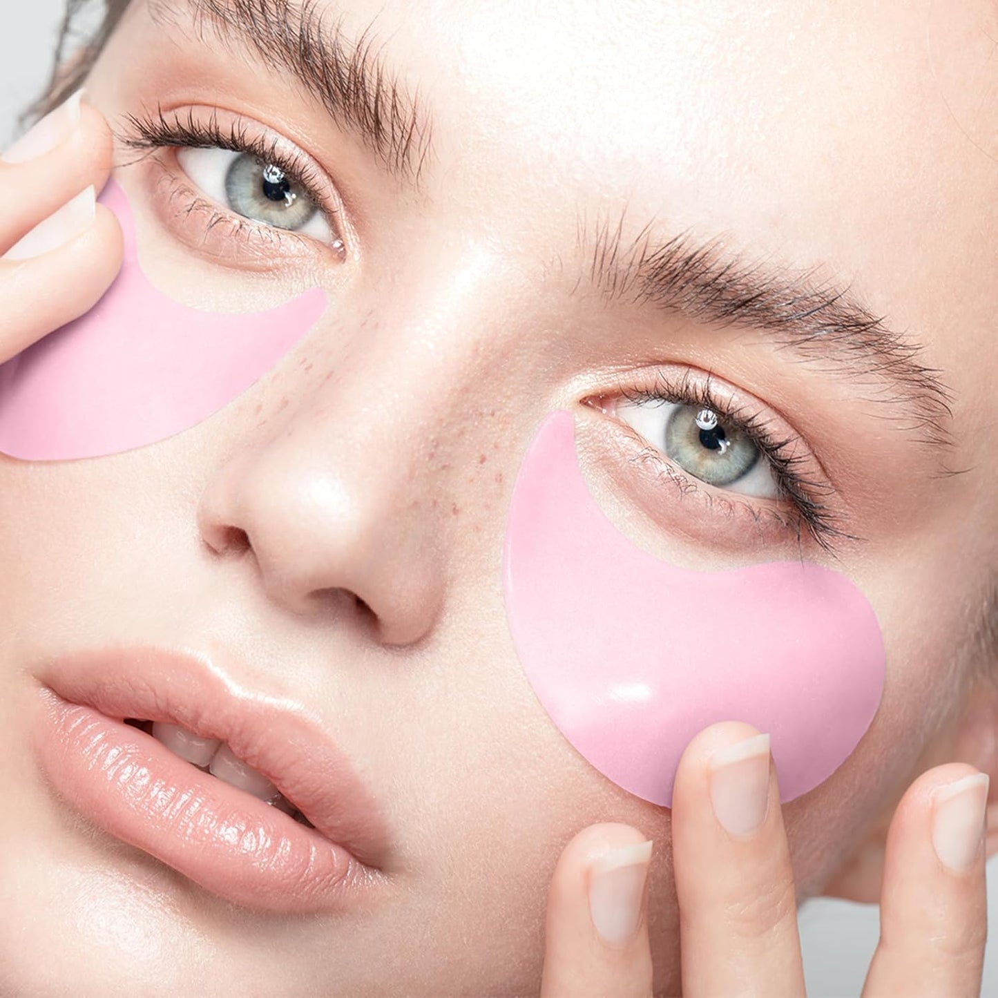 Rose Eye Mask-60 PCS- Under Eye Patches Eye Treatment Mask for Dark Circles Puffy Eyes Eye Bags Fine Lines Anti-Wrinkle with Hyaluronic Acid