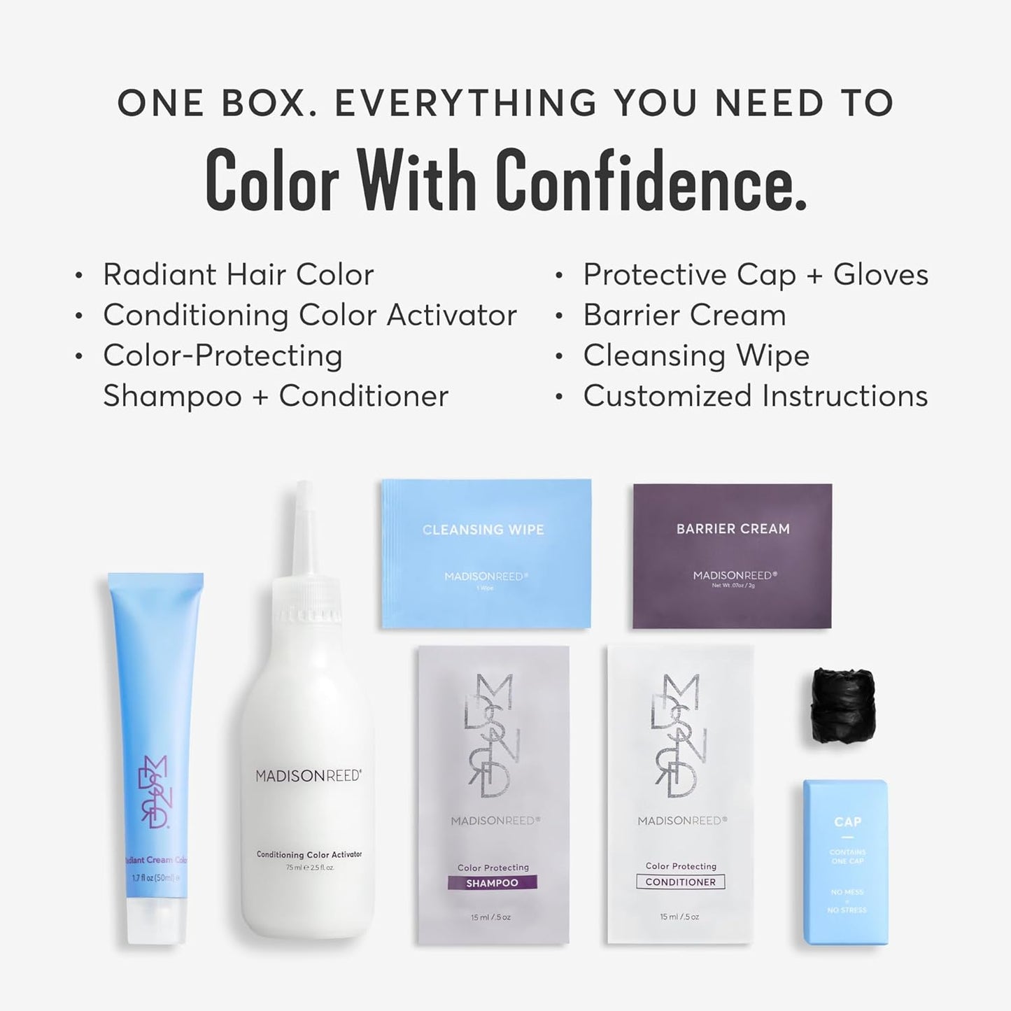 Madison Reed Radiant Hair Color Kit | 5NAC Dark Chocolate Brown with Copper-Auburn Undertones (Milano Brown) 100% Gray Hair Coverage | Dimensional Permanent Hair Dye | PPD & Ammonia-Free | 1 Pack