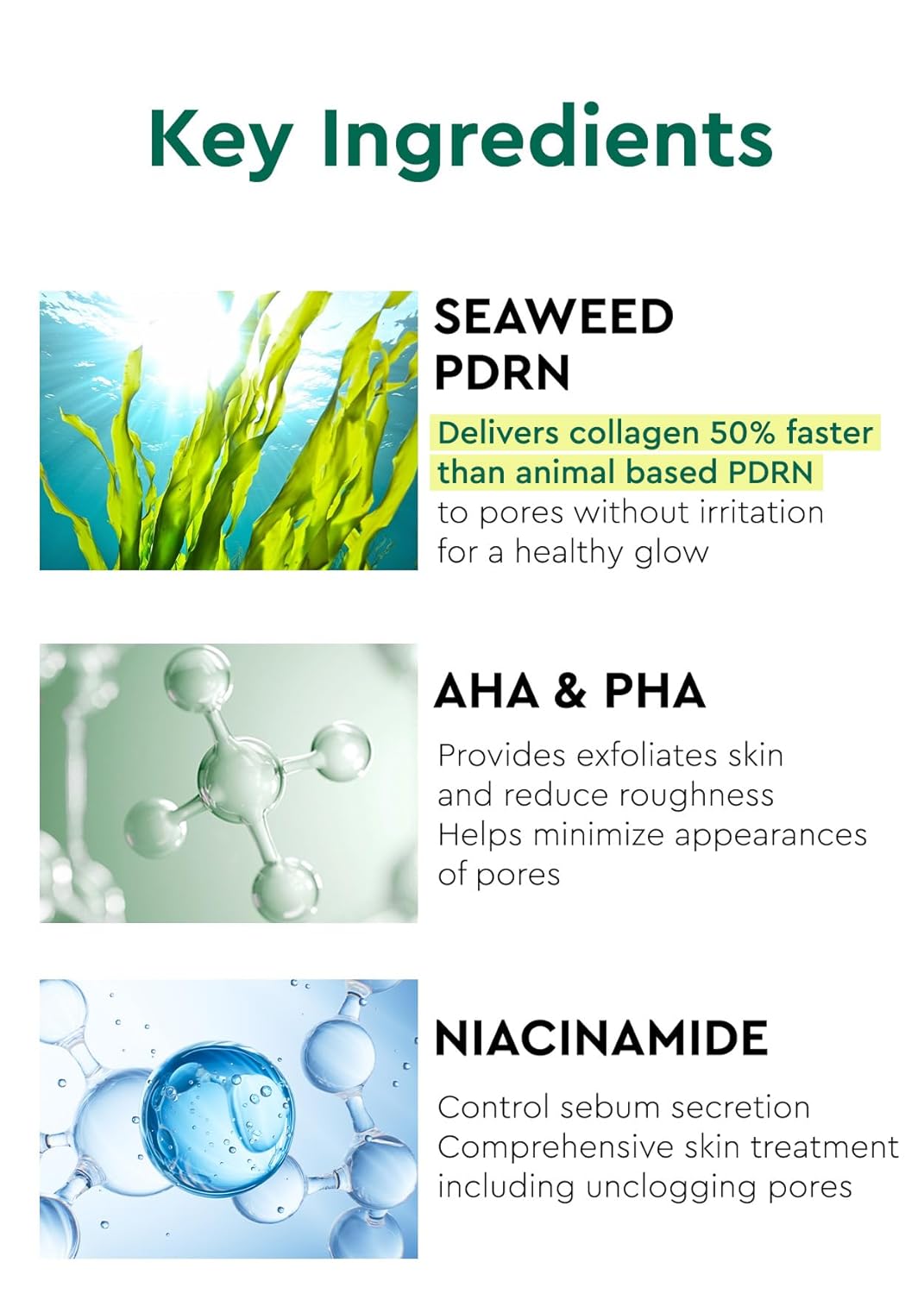 Bewants Seaweed PDRN Peel-Off Wrapping Jelly Mask 3.38 fl oz with Spatula | Facial Mask with AHA BHA & Niacinamide | Pore Minimizing | Smoother Skin Texture | 1 Pack
