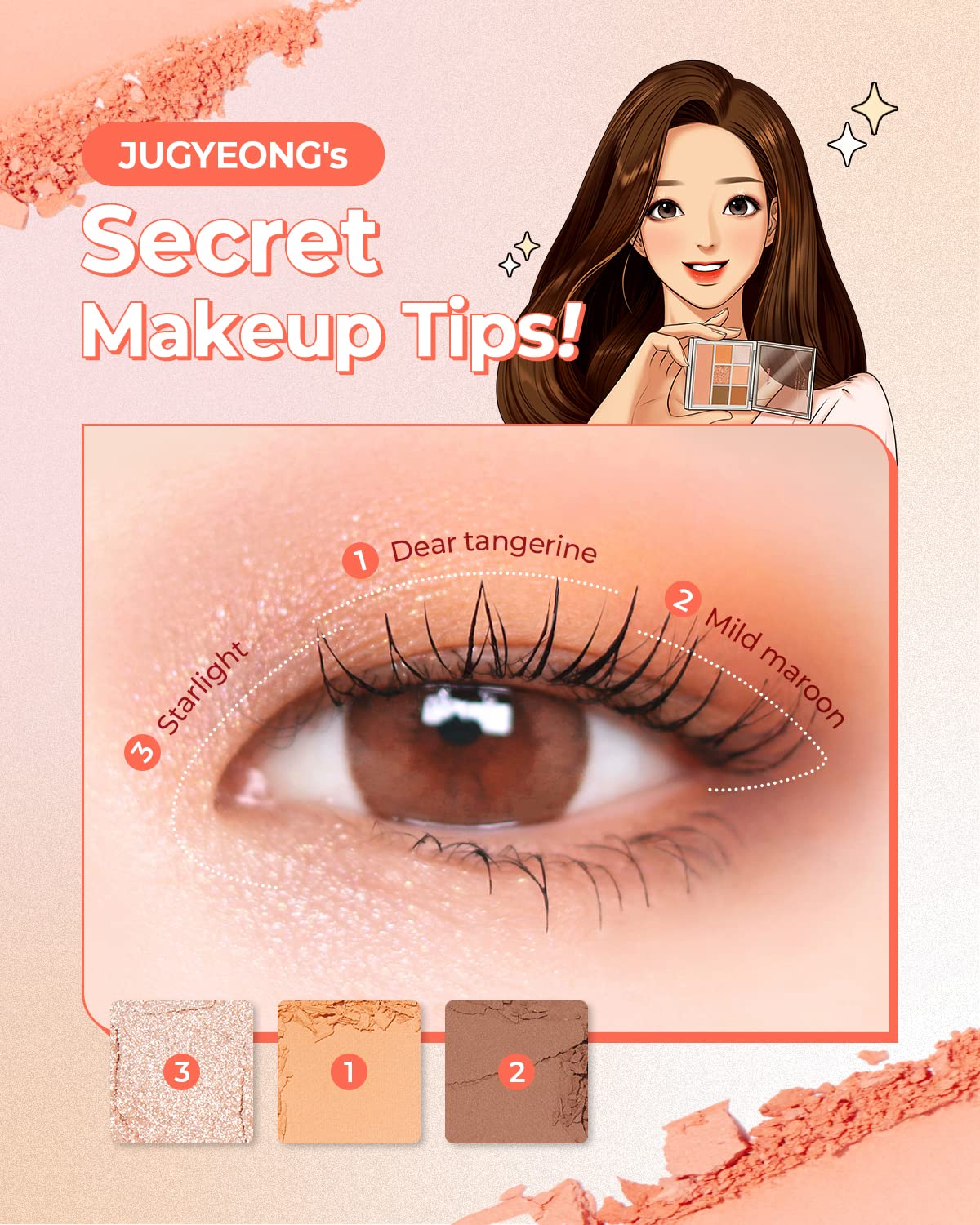 AMTS x True Beauty Edition - Some Sweet EyeShadow Makeup Palette | Matte Shimmer Metallic, Long Lasting, Cheek blush, All My Things, K Beauty, Pink Gold makeup