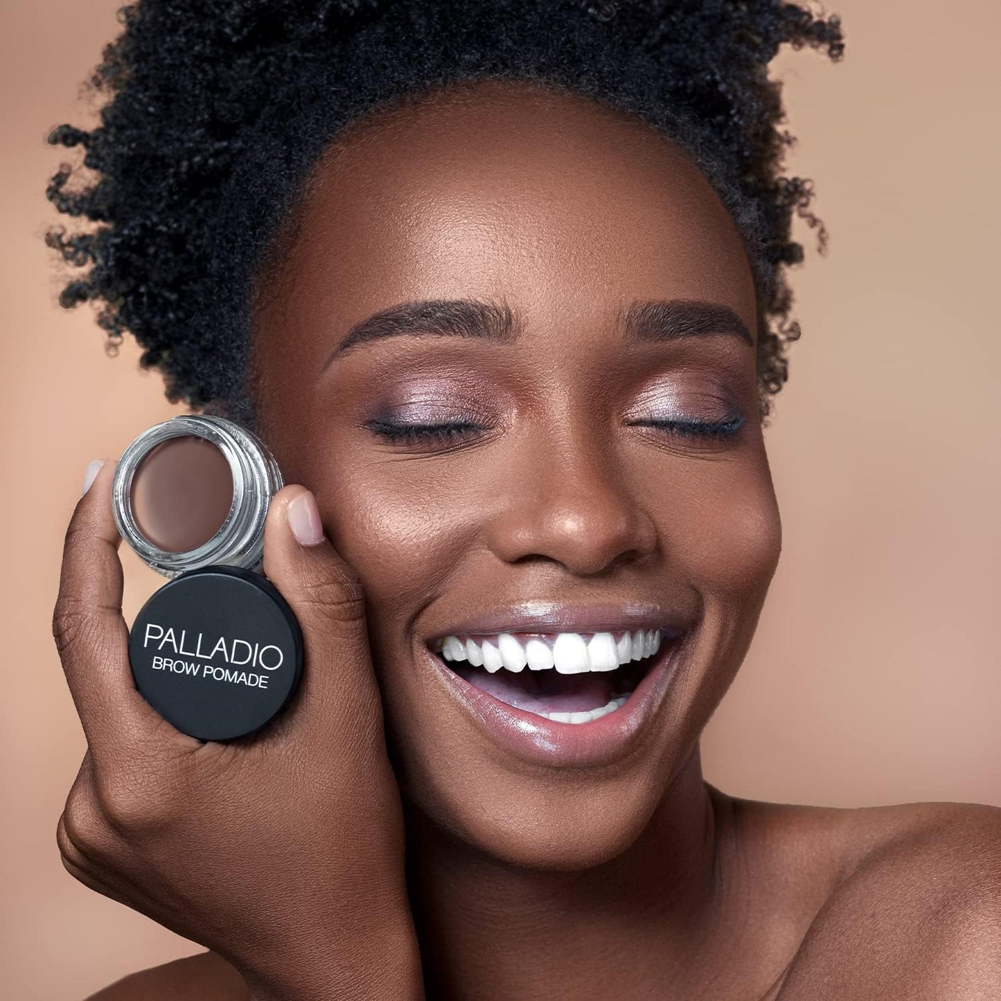 Palladio Brow Pomade Waterproof, 24 Hour Wear, Smudge Proof and Sweat Resistant Formula, Super Creamy Formula Glides on And Helps to Fill in Brows for a Dramatic, Defined, Flawless Look (Dark Brown)